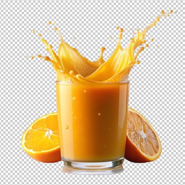 PSD orange juice splashon