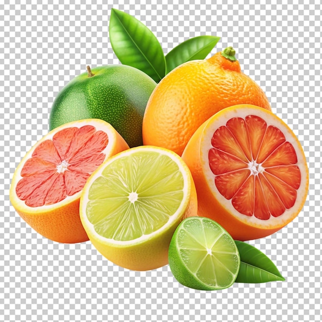 Orange on transparent background