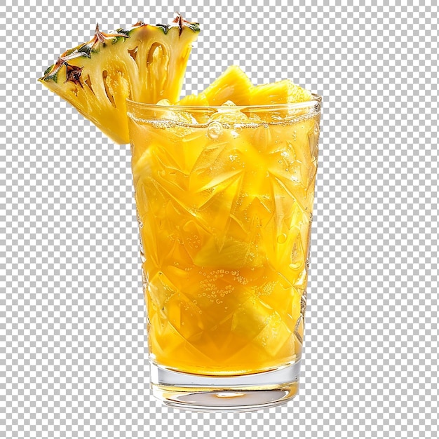 PSD orangepineapple juice in a glass