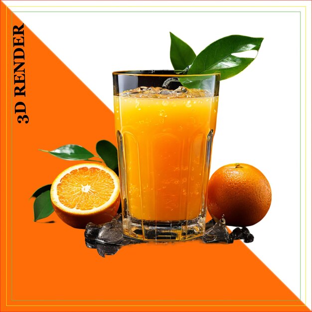 Oranges and orange juice splash orange