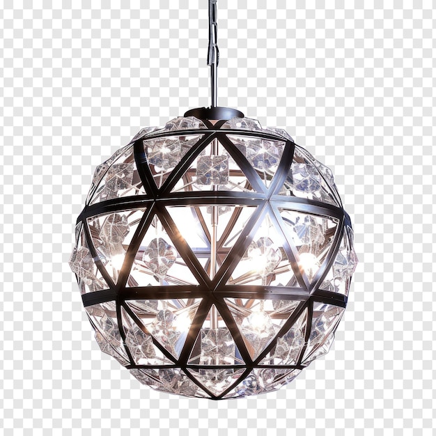 Orb Chandelier isolate on transparency background