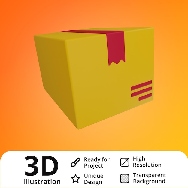 Order 3d illustration