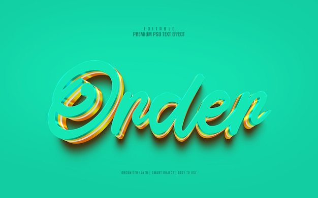 Order fully editable premium psd text effect