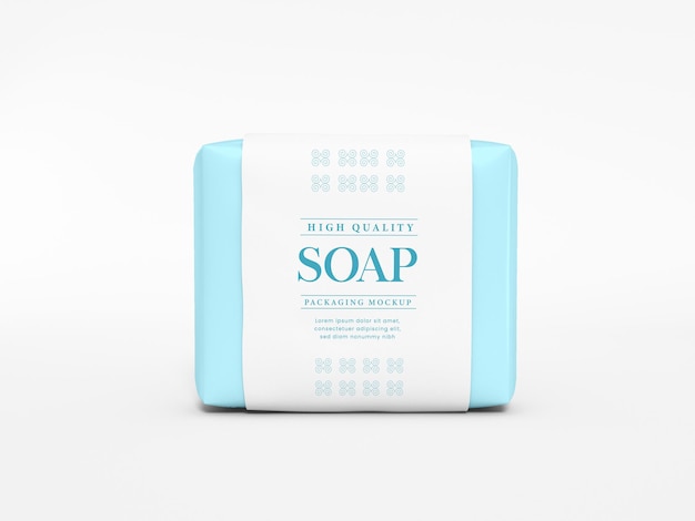 Organic Soap Bar Packaging Mockup