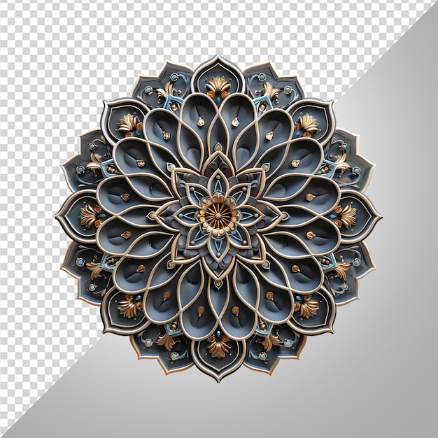 Ornament Islamic 3d png