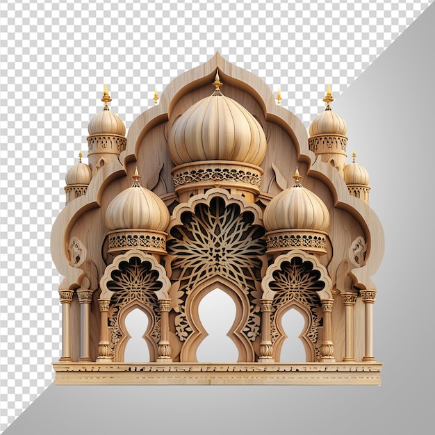 Ornament Islamic 3d png