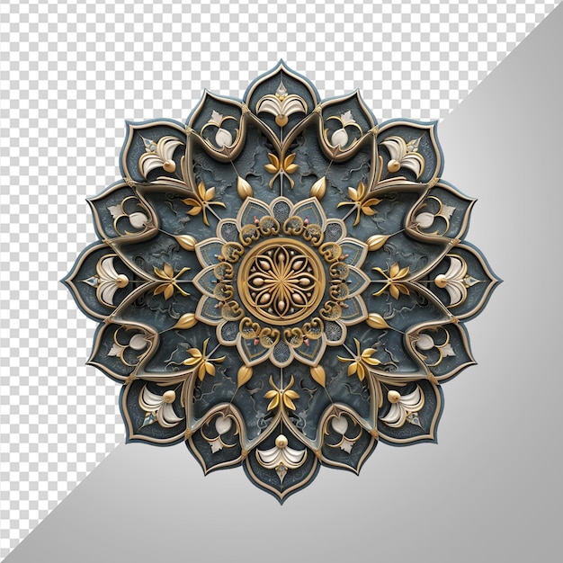 Ornament Islamic 3d png