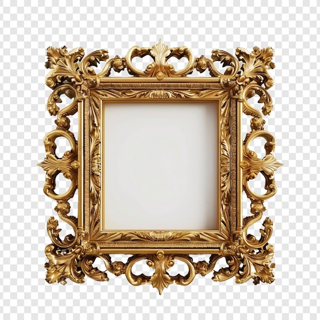 PSD ornate gold frame