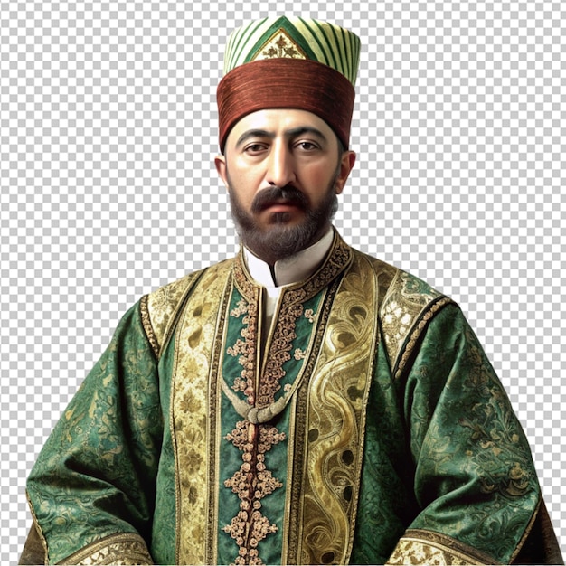 ottoman sultan on caftan png