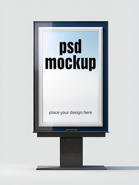 Outdoor Advertising Mockup Shop Signage Billboard Showcase Template Visual Identity