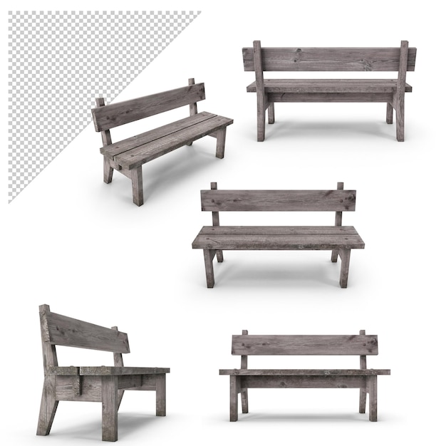 Outdoor Bench PNG