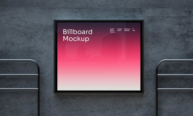 Outdoor Billboard Mockup PSD