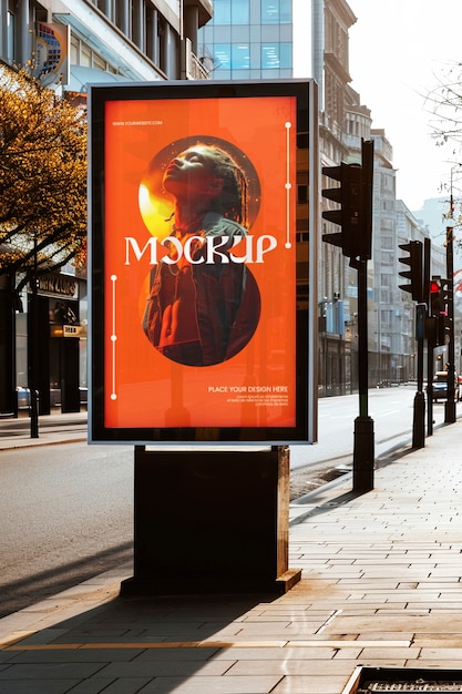 PSD outdoor billboard mockup