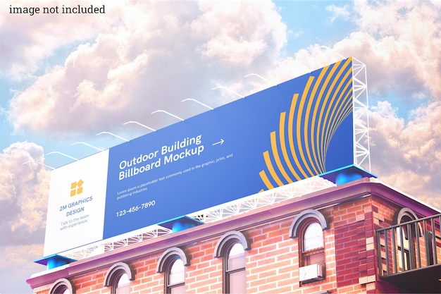 Outdoor Building Billboard Mockup