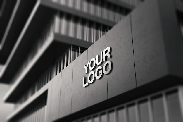 outdoor signs Logo mockup editable psd