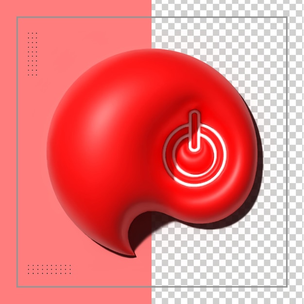 Outline restart 3d rendering icon Restart for web mobile apps design Restart 3d symbol