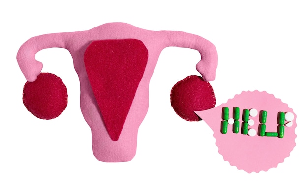 PSD ovaries and uterus shape isolated