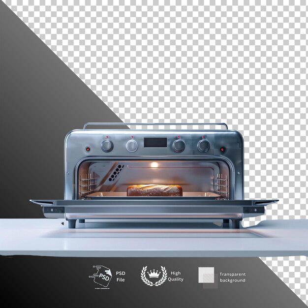 PSD oven isolated on transparent background