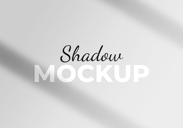 Overlay shadow window mockup