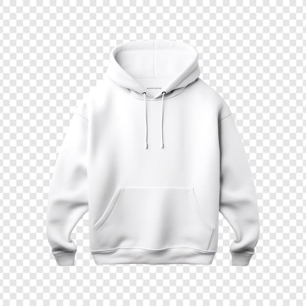 Oversized Hoodie Mockup on transparent background