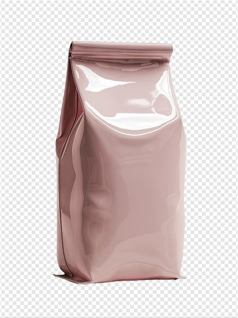 a package of a pink bag of cream