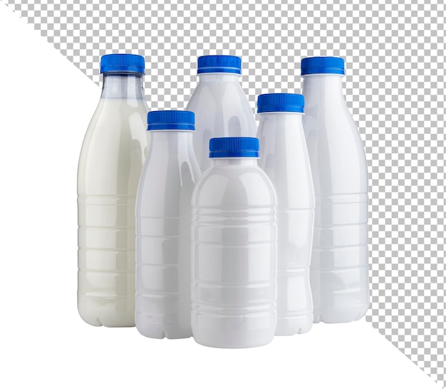 Packaging for dairy products plastic and glass bottles for milk