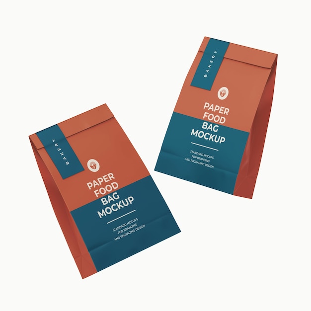 Packaging Design Pack Coffee Bag And Snack Mockups for Luxury And Organic Products