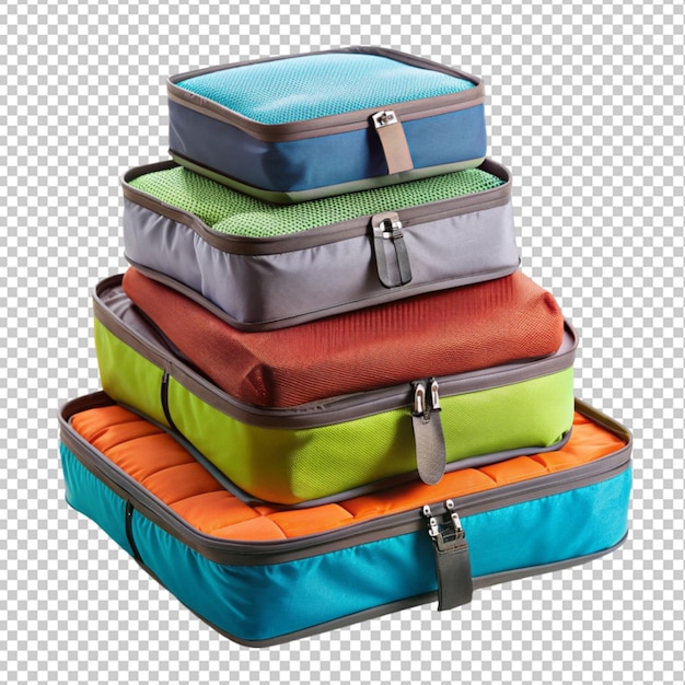 packing cubes transparent background