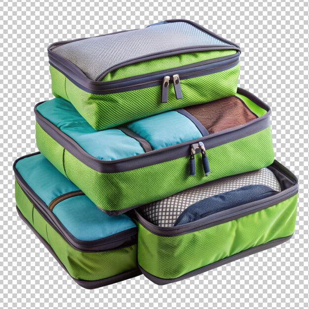 packing cubes transparent background