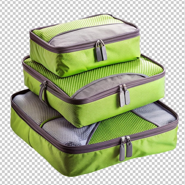 packing cubes transparent background