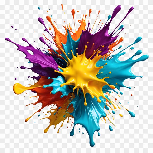 PSD paint splash