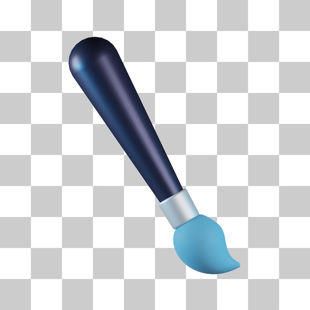 Paintbrush 3D Icon