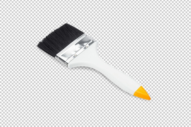 Paintbrush mockup template for your design.