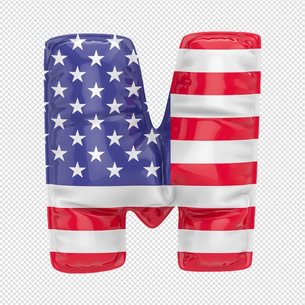 A pair of boxing gloves with the american flag on them