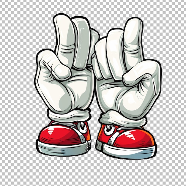 PSD a pair of gloves with gloves that say gloves on white transparent background png