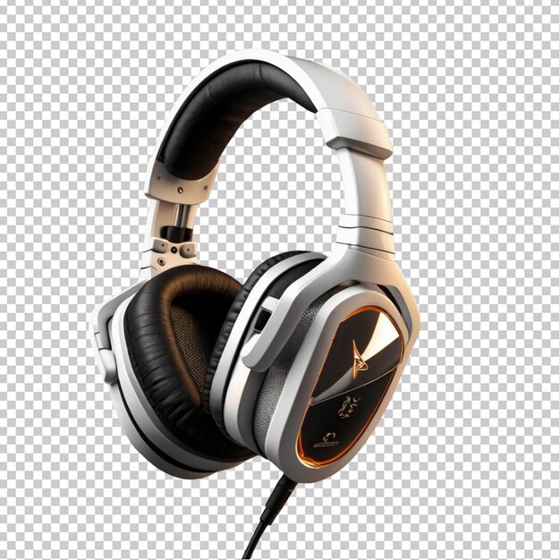 a pair of headphones with a black band on it