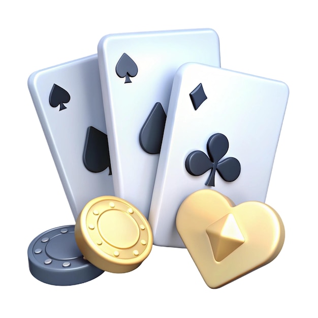 PSD a pair of playing cards with a heart that says quot playing cards quot