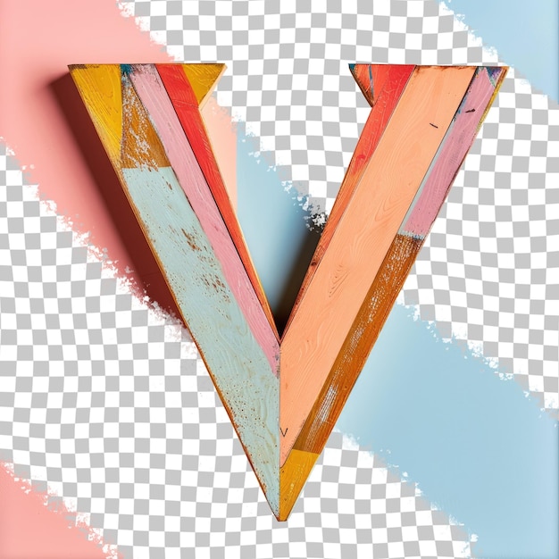 PSD a pair of triangles with the letter a on it