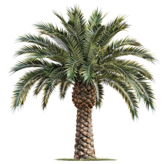 a palm tree with a picture of a palm tree