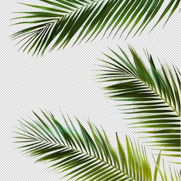 PSD a palm tree with a png background