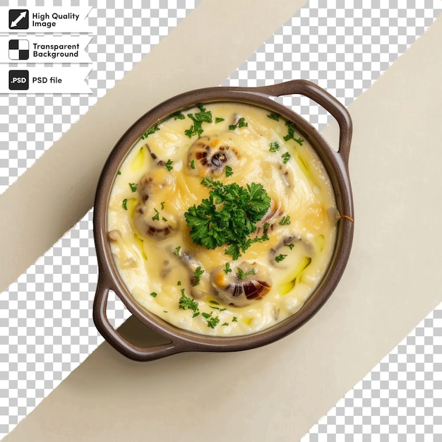 a pan with a picture of a food in it that says quot mushrooms quot