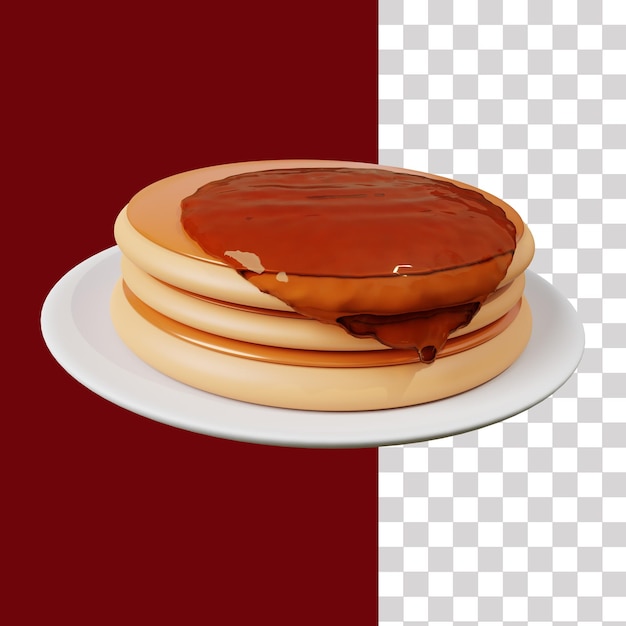 Pancake 3D Icon