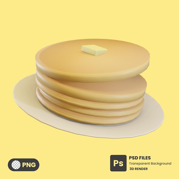 Pancake 3D Model