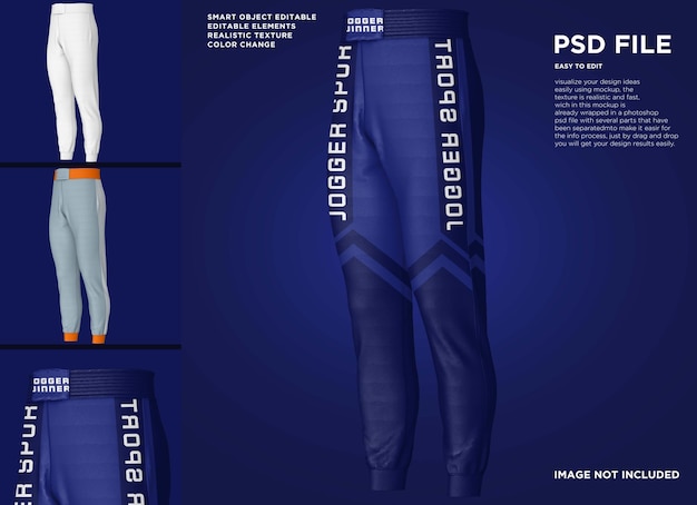 Pants Jogger Sport Boxing Mockup