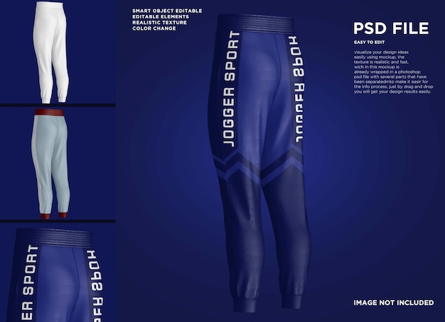 Pants Jogger Sport Boxing Mockup