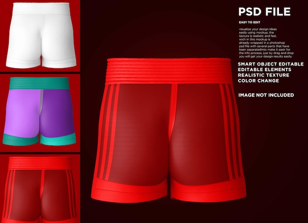 Pants Kick Boxer Mockup