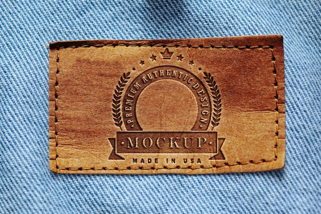 Pants Label Mockup