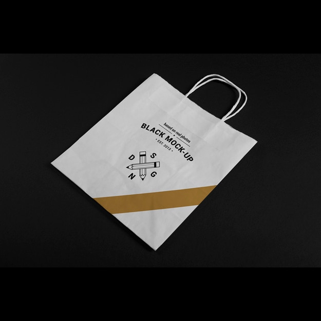 Paper bag mock up design