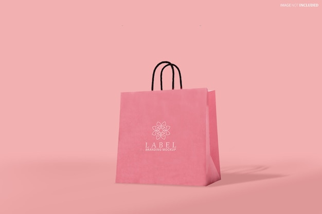 paper bag mockup psd