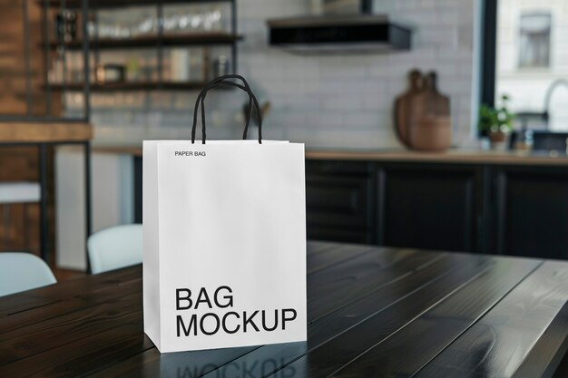 PSD paper bag mockup